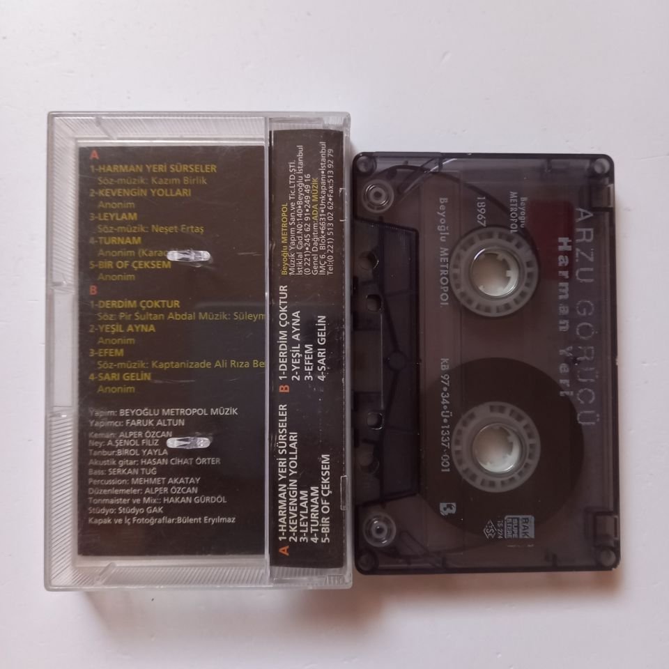 ARZU GÖRÜCÜ - HARMAN YERİ (1997) - KASET 2.EL