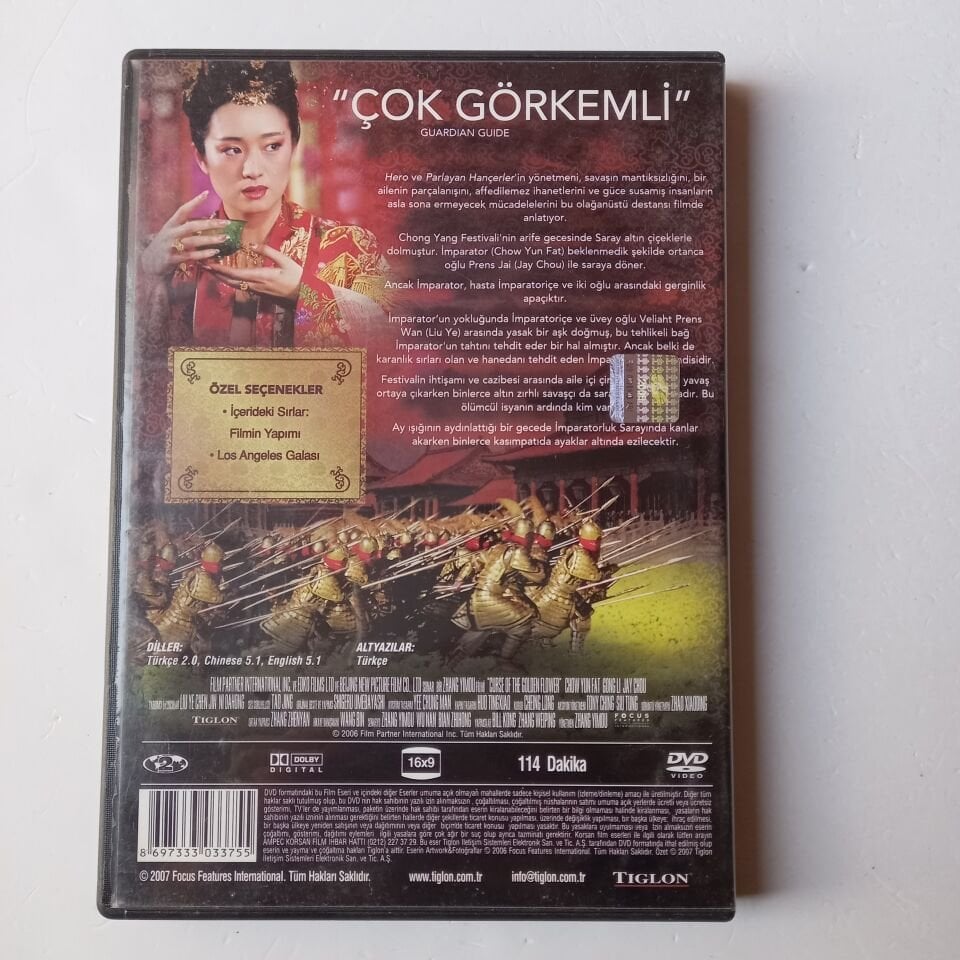 CURSE OF THE GOLDEN FLOWER - ALTIN ÇİÇEĞİN LANETİ - ZHANG YIMOU - DVD 2.EL