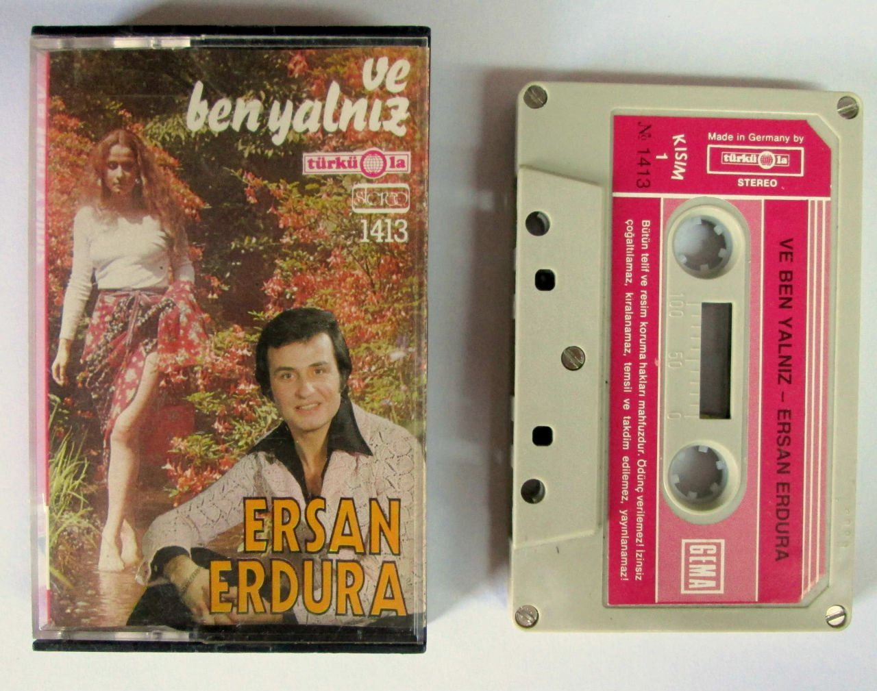 ERSAN ERDURA VE BEN YALNIZ - ALMANYA KASET 2.EL