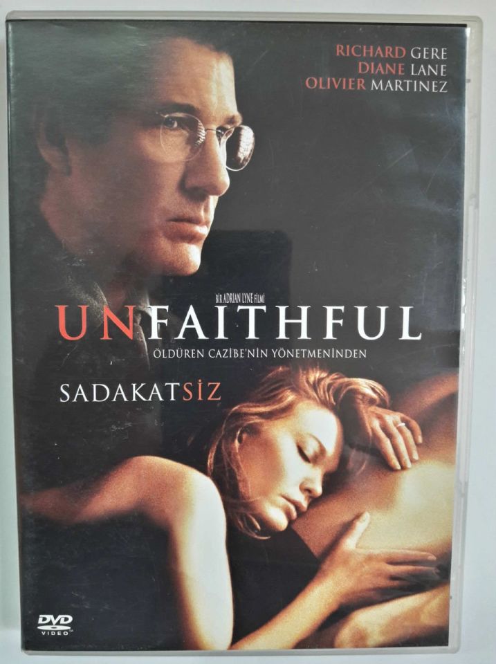 SADAKATSİZ - UNFAITHFUL - RICHARD GERE - DIANE LANE - ADRIAN LYNE - DVD 2.EL