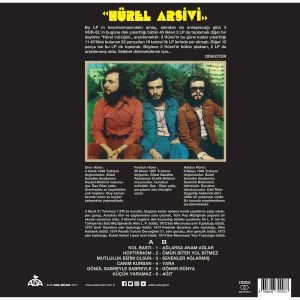 3 HÜREL - 3 HÜREL ARŞİVİ (1974) - LP 2022 BASIM SIFIR PLAK