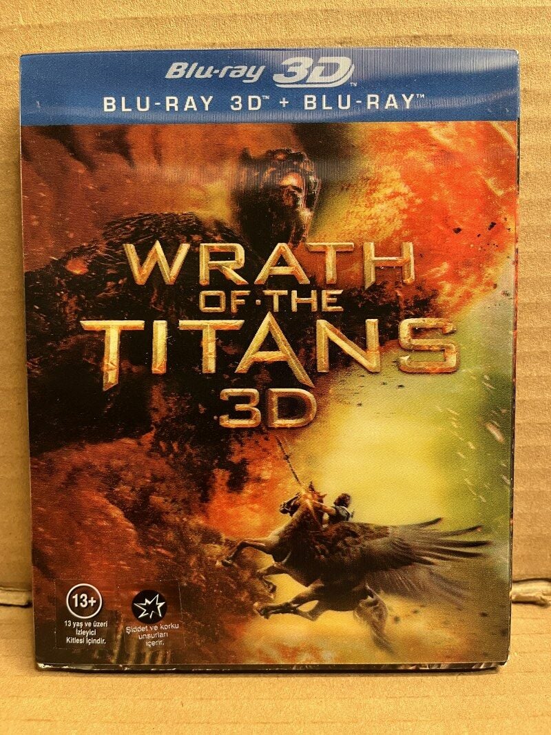 WRATH OF THE TITANS - TİTANLARIN ÖFKESİ - 2D & 3D BLU-RAY 2.EL