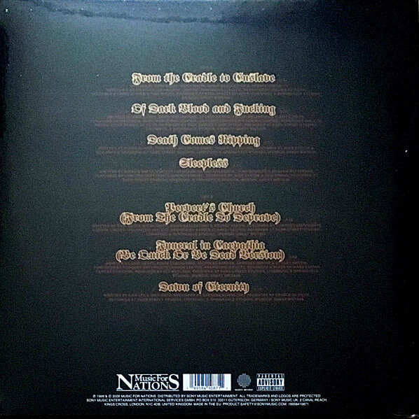 CRADLE OF FILTH - FROM THE CRADLE TO ENSLAVE (1999) - LP 2026 RED & BLACK CORONA EFFECT EDITION SIFIR PLAK