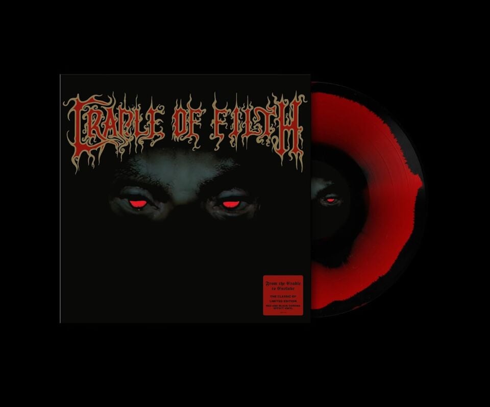 CRADLE OF FILTH - FROM THE CRADLE TO ENSLAVE (1999) - LP 2026 RED & BLACK CORONA EFFECT EDITION SIFIR PLAK