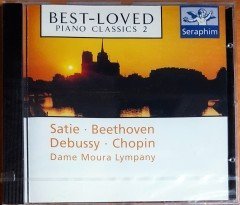 BEST-LOVED PIANO CLASSICS 2 / SATIE, BEETHOVEN, DEBUSSY, CHOPIN (1997) SERAPHIM CD SIFIR