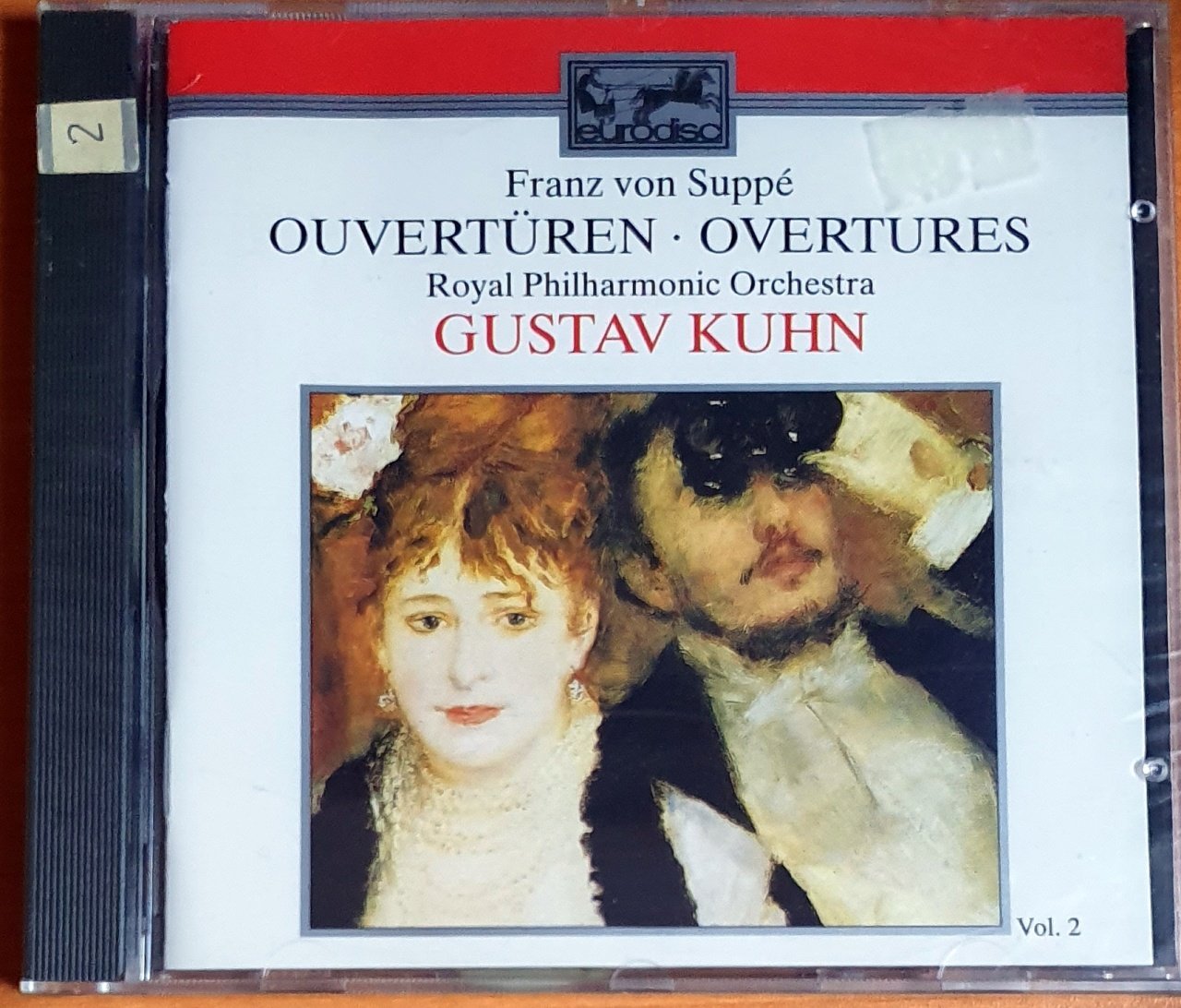 GUSTAV KUHN: FRANZ VON SUPPE / OVERTURES VOL. 2 (1991) - CD EURODISC SIFIR