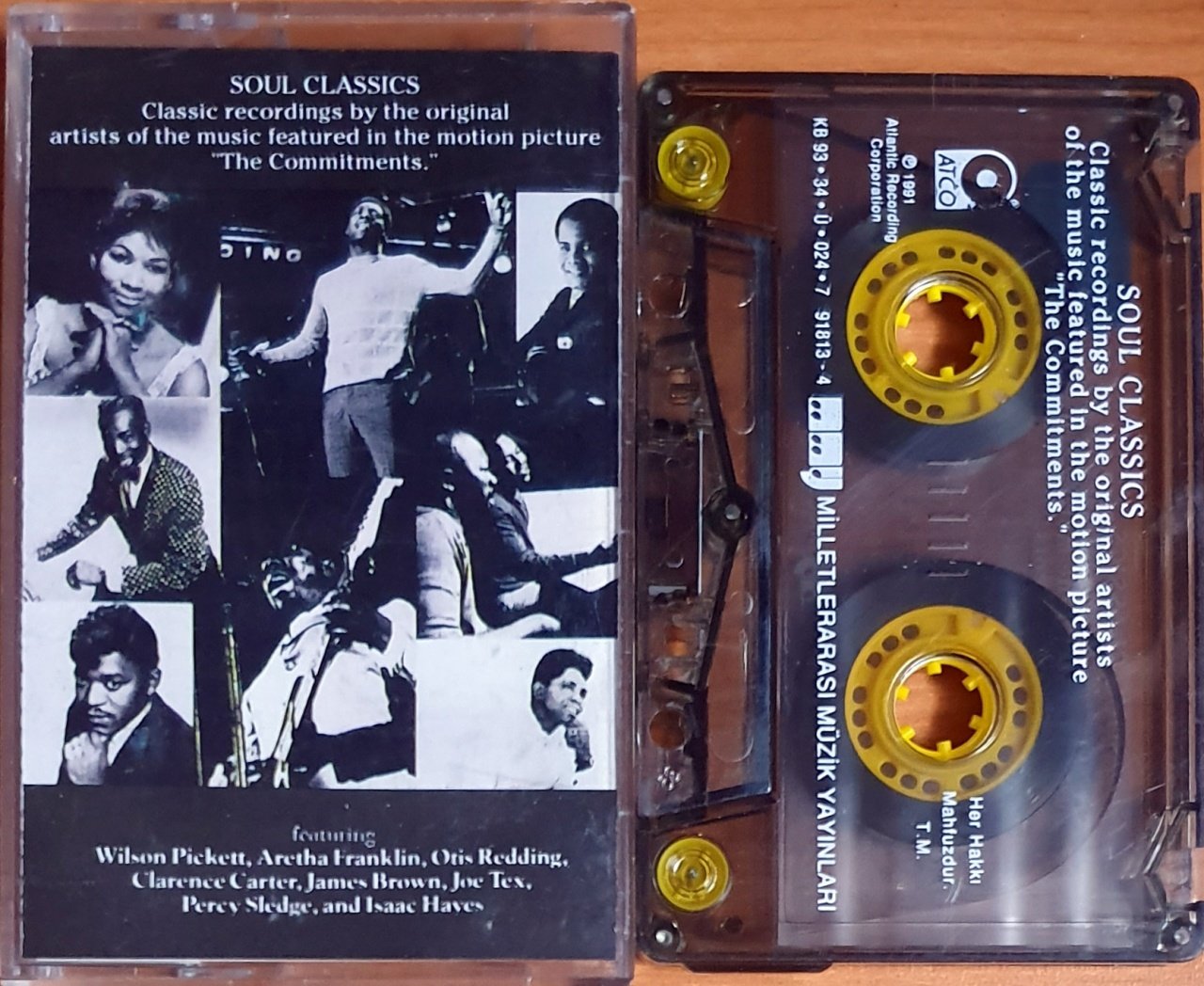 SOUL CLASSICS / CLASSIC RECORDINGS BY THE ORIGINAL ARTISTS OF THE MUSIC FEATURED IN THE MOTION PICTURE ''THE COMMITMENTS'' (1993) - KASET MMY 2.EL