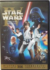STAR WARS IV A NEW HOPE - YENİ BİR UMUT - MARK HAMILL - HARRISON FORD - GEORGE LUCAS - DVD 2.EL