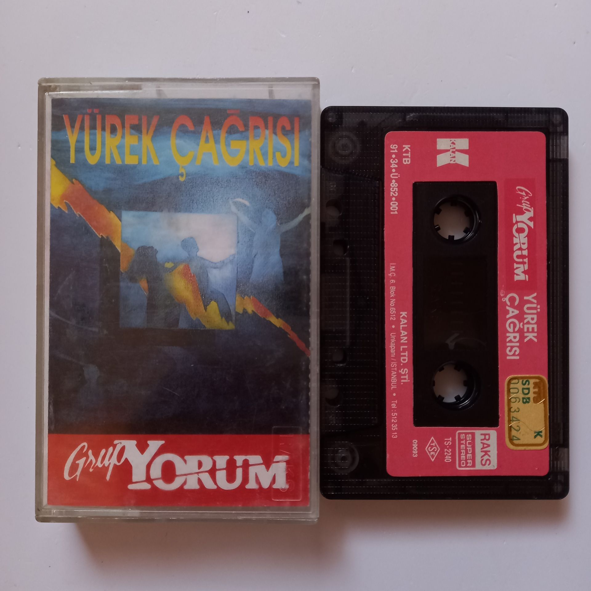 GRUP YORUM - YÜREK ÇAĞRISI (1991) - KASET 2.EL