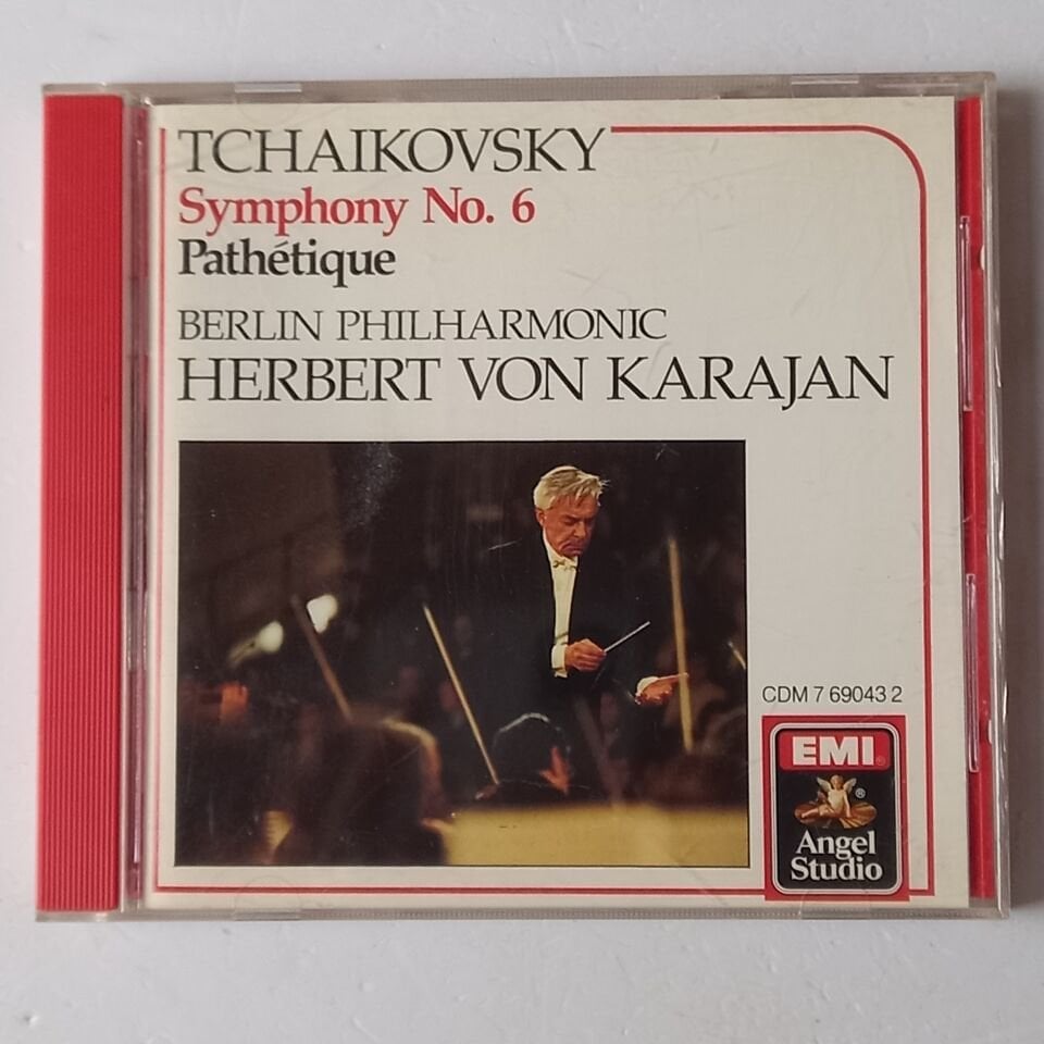 TCHAIKOVSKY / SYMPHONY NO. 6 PATHETIQUE - BERLINER PHILHARMONIKER, HERBERT VON KARAJAN  (1972) - CD 2.EL