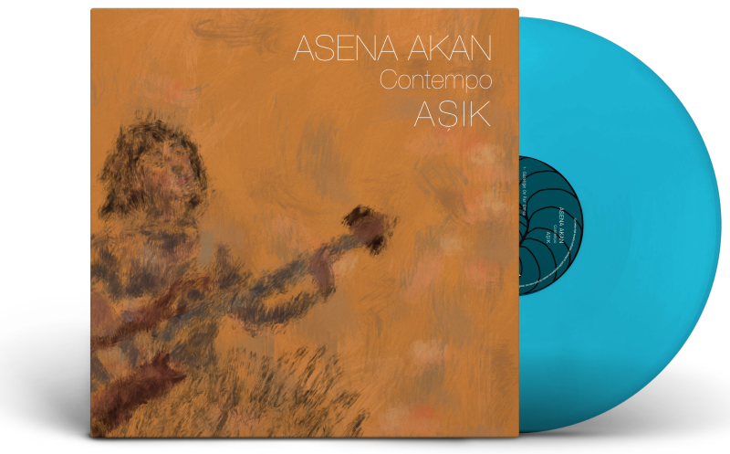 ASENA AKAN - CONTEMPO / AŞIK (2024) - LP TURKUAZ RENKLİ SIFIR PLAK