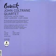 JOHN COLTRANE - CRESCENT (1964) - LP 180GR GATEFOLD SIFIR PLAK