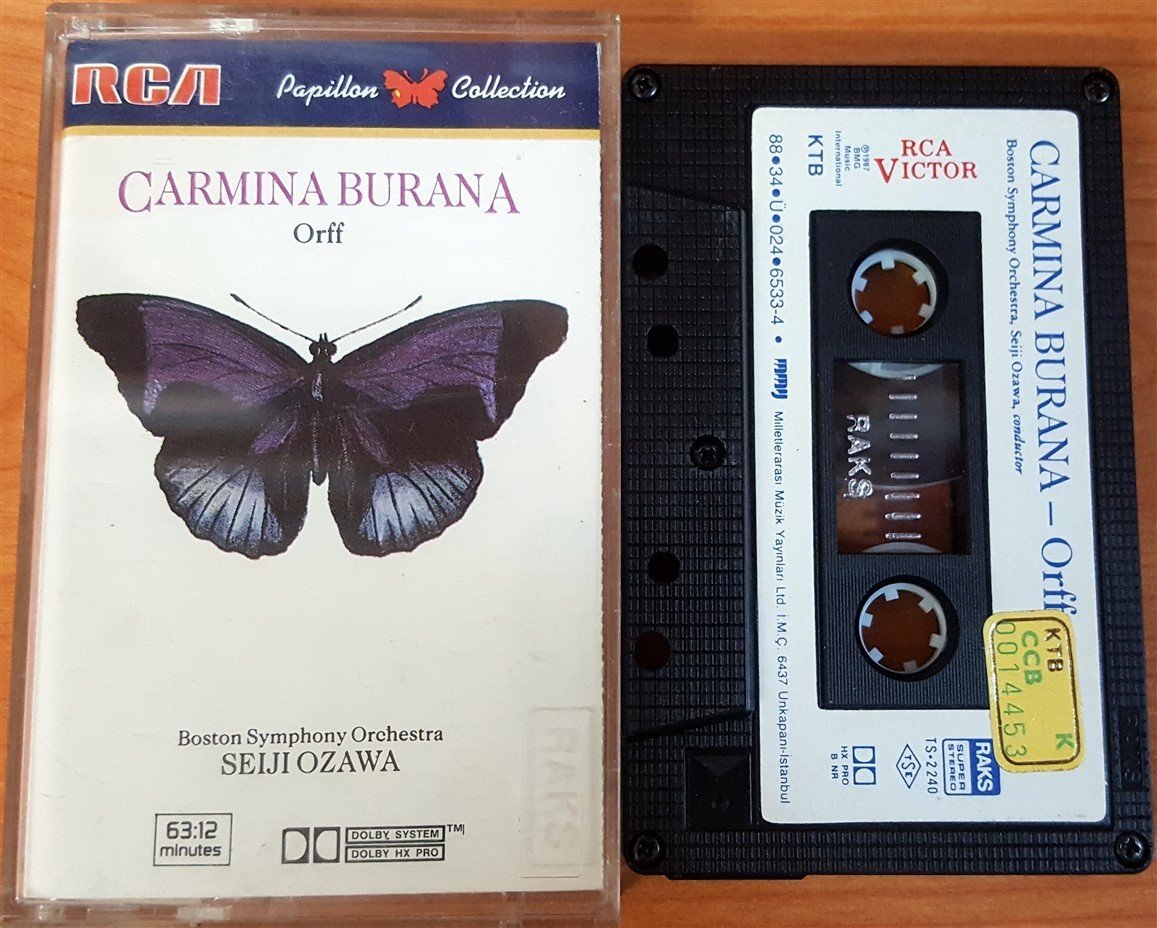 CARMINA BURANA - ORFF / SEIJI OZAWA KASET 2.EL
