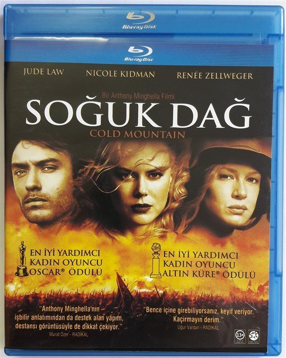 SOĞUK DAĞ - COLD MOUNTAIN - JUDE LAW - NICOLE KIDMAN - RENÉE ZELLWEGER - BLU-RAY 2.EL