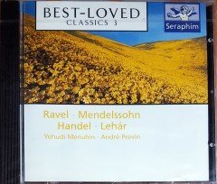 BEST-LOVED CLASSICS 3 / RAVEL, MENDELSSOHN, HANDEL, LEHAR (1997) SERAPHIM CD SIFIR