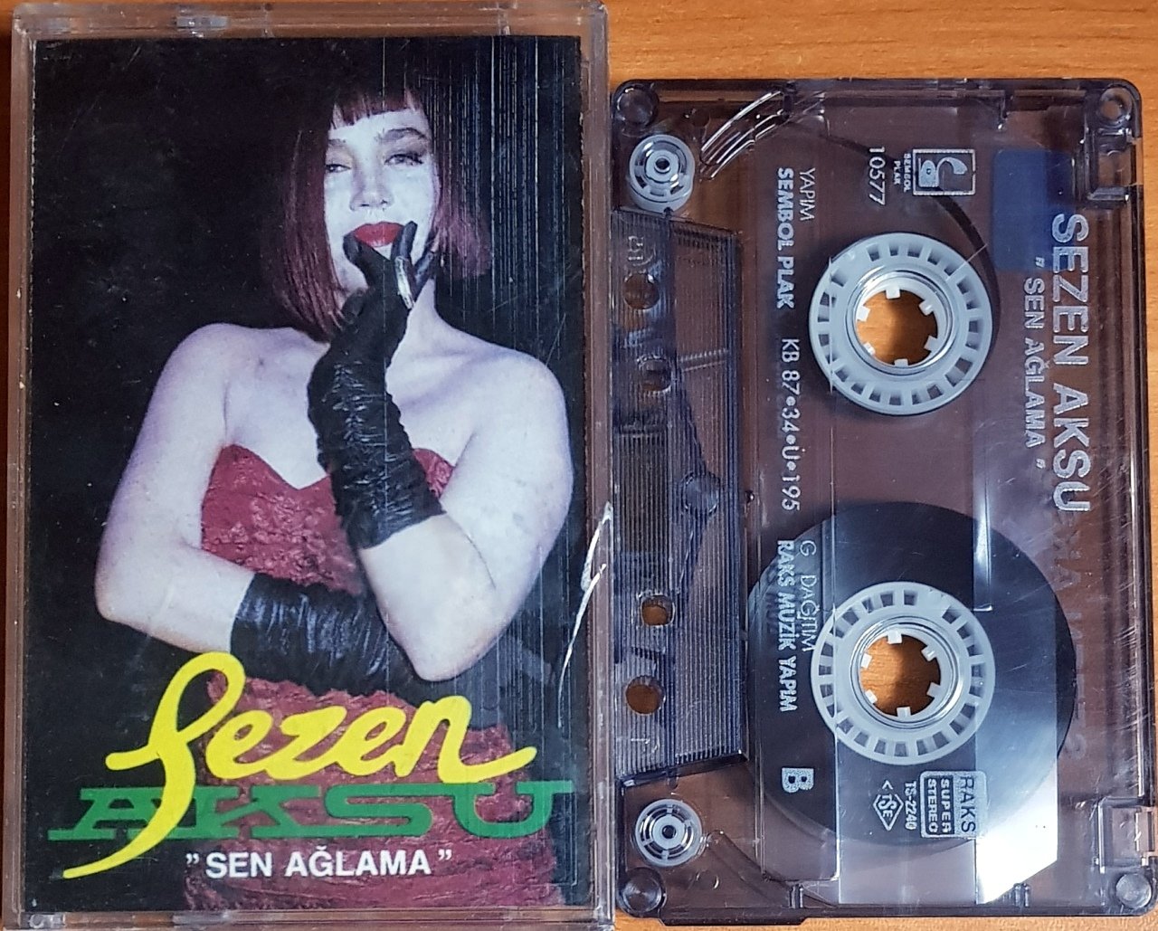 SEZEN AKSU - SEN AĞLAMA / SEMBOL KASET 2.EL
