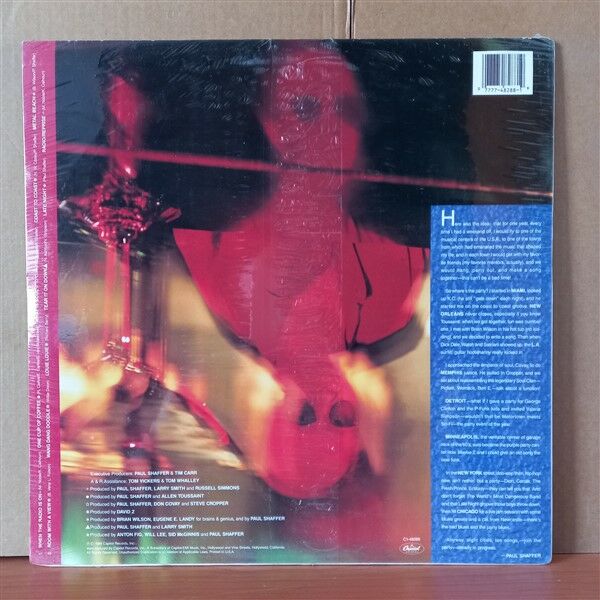 PAUL SHAFFER – COAST TO COAST (1989) - LP DÖNEM BASKISI SIFIR PLAK