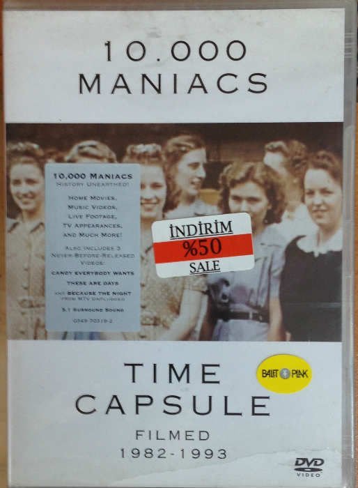 10,000 MANIACS TIME CAPSULE 1982 1993 DVD SIFIR