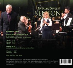 ATEŞ PARS: PİYANO VE ORKESTRA İÇİN KONÇERTO, 3. SENFONİ, İDİL BİRET, ANTALYA DEVLET SENFONİ ORKESTRASI, BURAK TÜZÜN (2015) - CD SIFIR