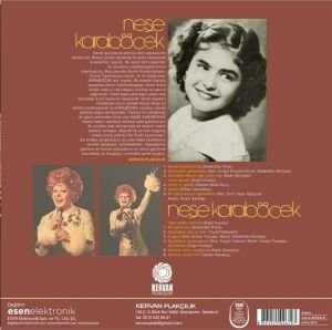 NEŞE KARABÖCEK - NEŞE KARABÖCEK / ÜMİDİNİ KİRPİKLERİNE (1974) - LP 2022 BASIM SIFIR PLAK
