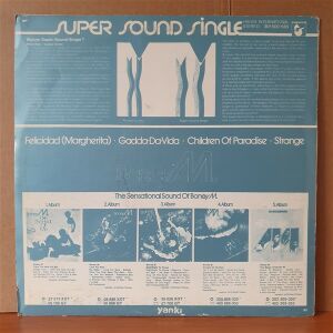 BONEY M. - FOR DANCIN' (1980) - 12'' 45RPM MAXI SINGLE YERLİ BASKI 2.EL PLAK