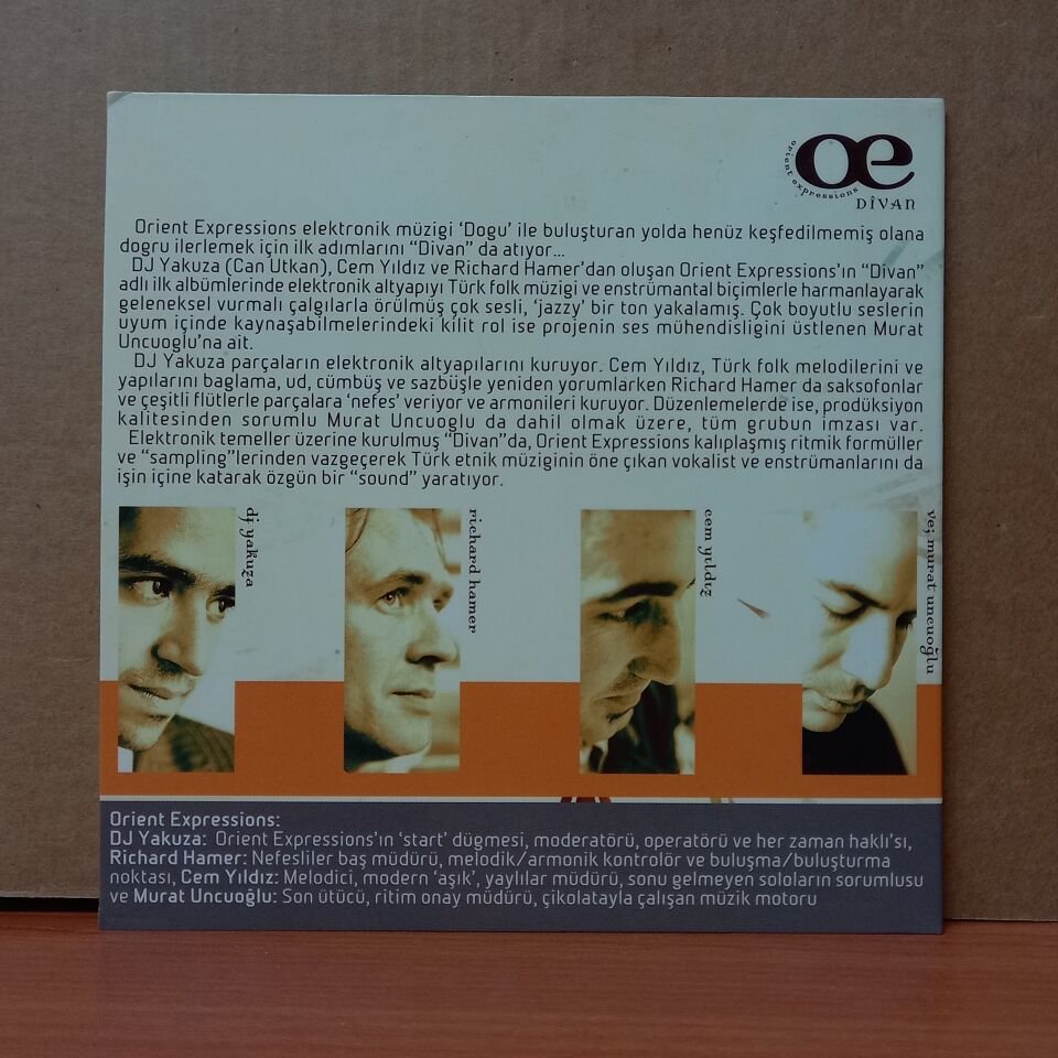 ORIENT EXPRESSIONS - DİVAN (2004) - CD 2.EL