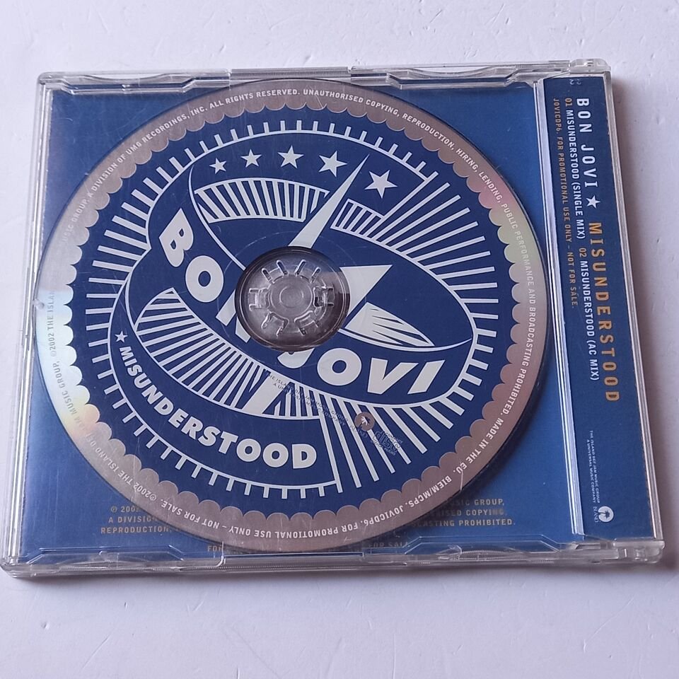 BON JOVI – MISUNDERSTOOD (2002) - CD PROMO SINGLE 2.EL