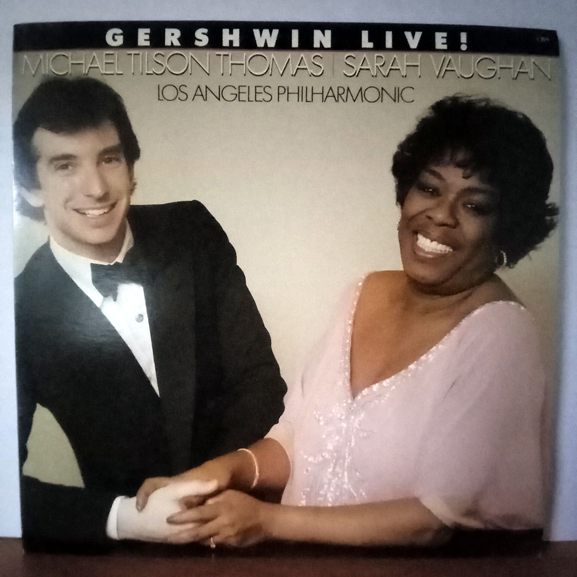 GERSHWIN LIVE! / MICHAEL TILSON THOMAS, SARAH VAUGHAN, LOS ANGELES PHILHARMONIC (1982) - LP 2.EL PLAK