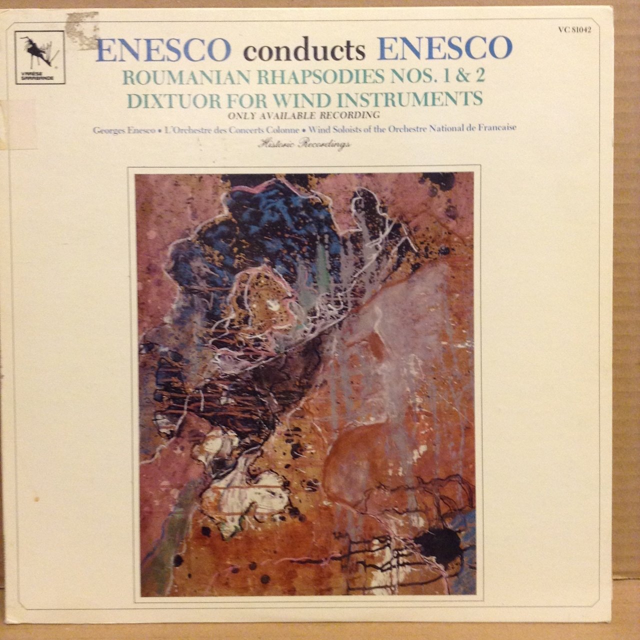 ENESCO CONDUCTS ENESCO ROUMANIAN RHAPSODIES NO. 1&2 1978 2.EL PLAK