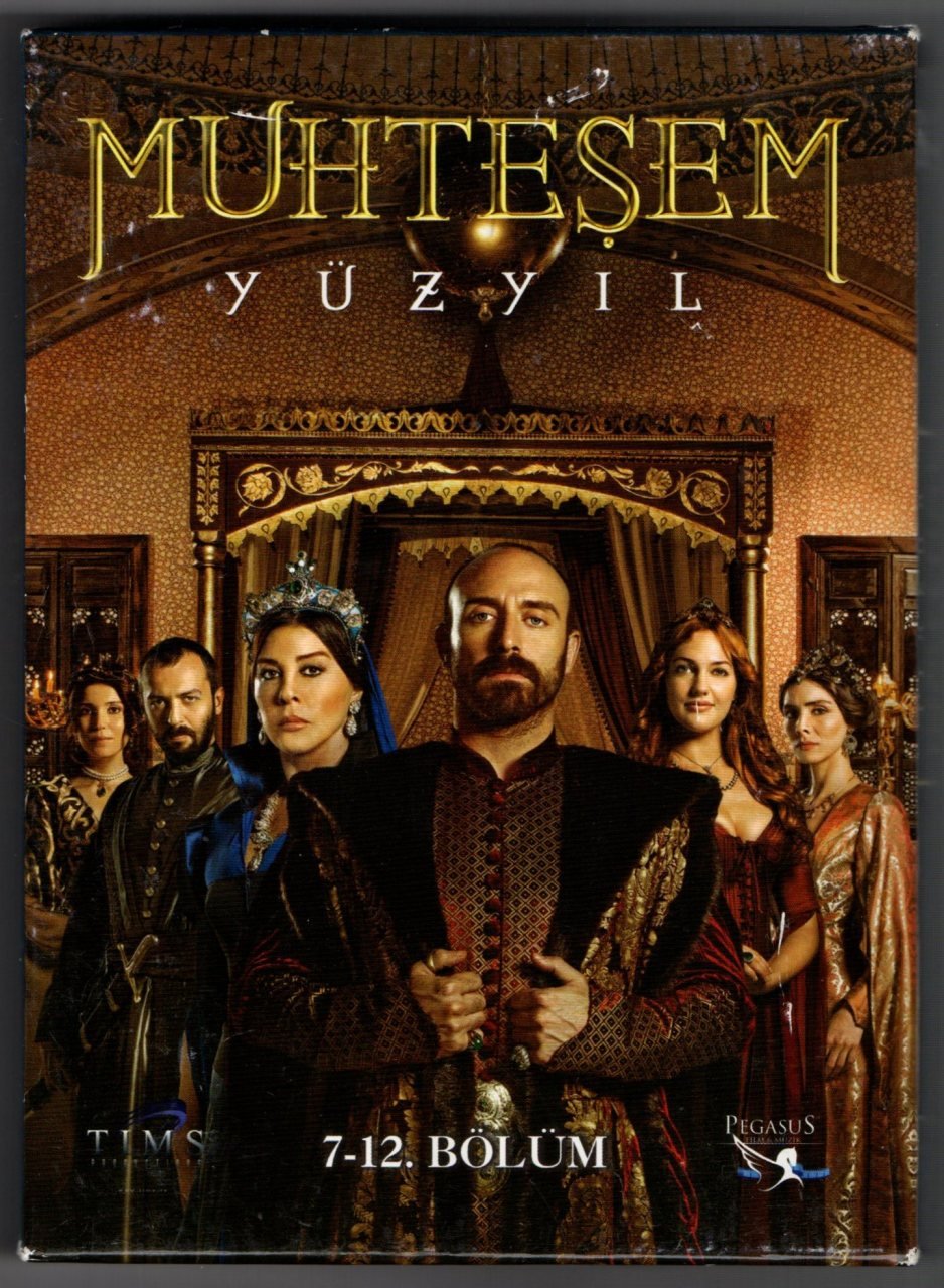 MUHTEŞEM YÜZYIL - 7-12. BÖLÜM - DVD KUTU 2.EL