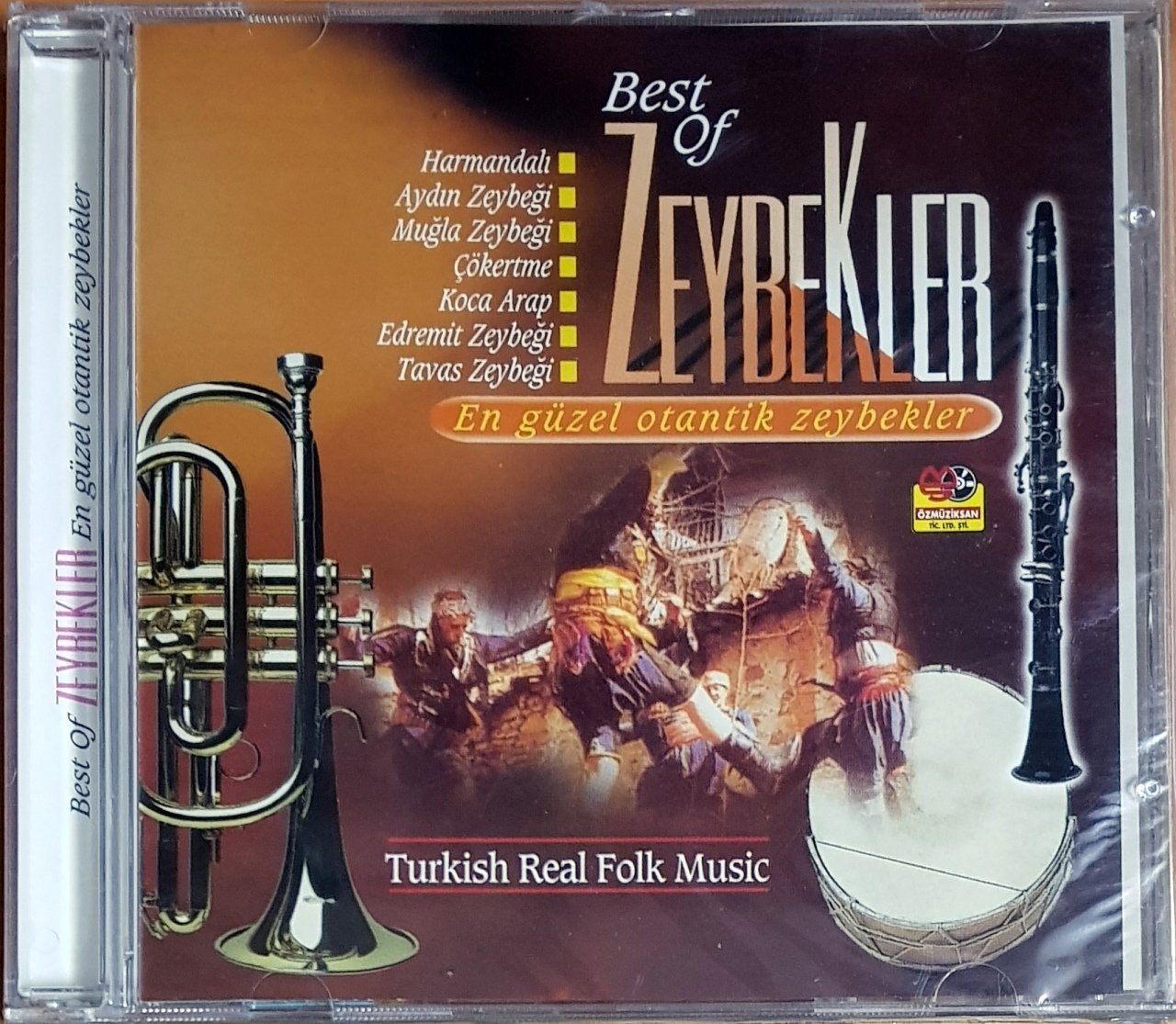 BEST OF ZEYBEKLER / EN GÜZEL OTANTİK ZEYBEKLER / TURKISH REAL FOLK MUSIC / ÖZMÜZİKSAN CD SIFIR
