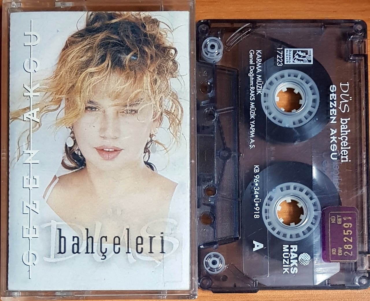 SEZEN AKSU - DÜŞ BAHÇELERİ (1996) KARMA MÜZİK KASET 2.EL