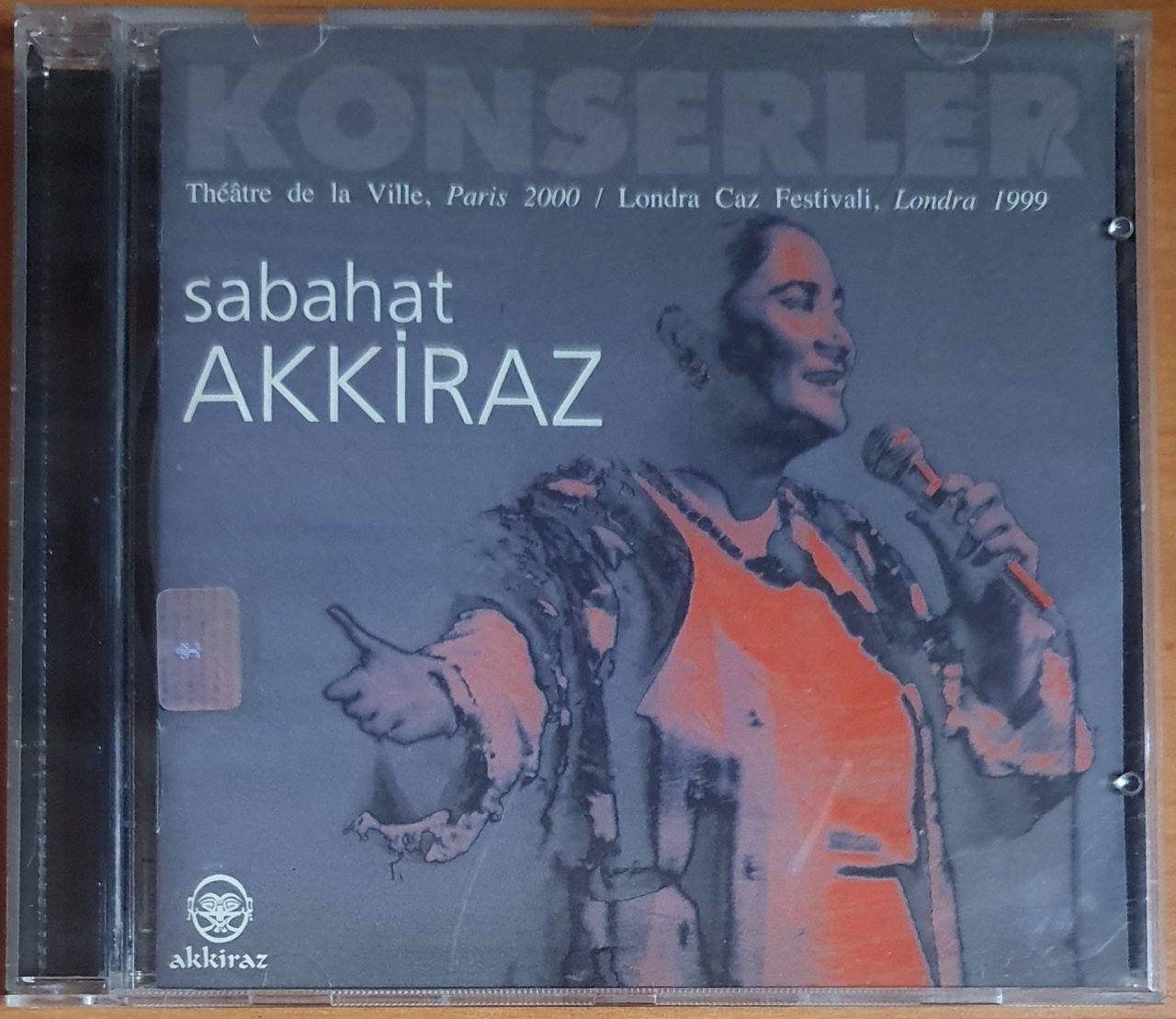 SABAHAT AKKİRAZ - KONSERLER LONDRA PARİS CD 2.EL