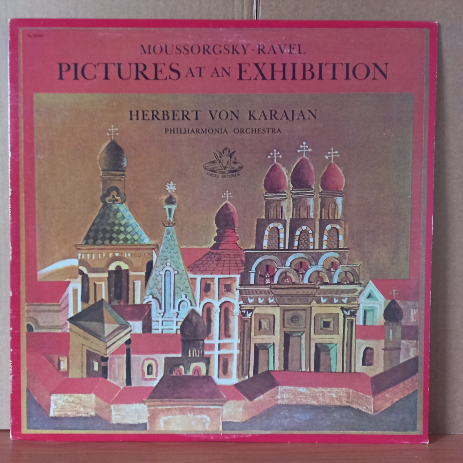 MUSSORGSKY - RAVEL: PICTURES AT AN EXHIBITION / HERBERT VON KARAJAN, PHILHARMONIA ORCHESTRA - LP 2.EL PLAK