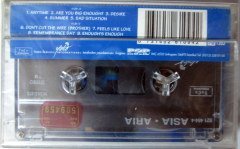 ASIA - ARIA (1994) YONCA CASSETTE MADE IN TURKEY ''NEW''