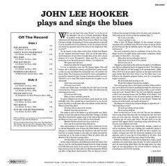JOHN LEE HOOKER - PLAYS AND SINGS THE BLUES (1961) - LP 180GR 2015 EDITION SIFIR
