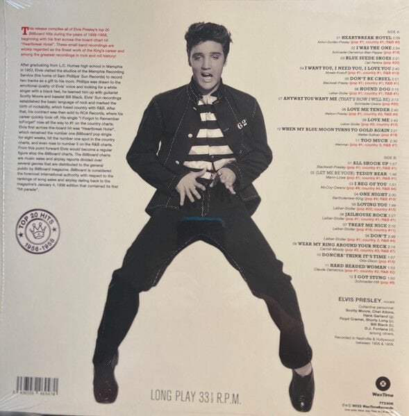 ELVIS PRESLEY – CLASSIC BILLBOARD HITS (2022) - LP COMPILATION LIMITED EDITION 180GR SIFIR PLAK