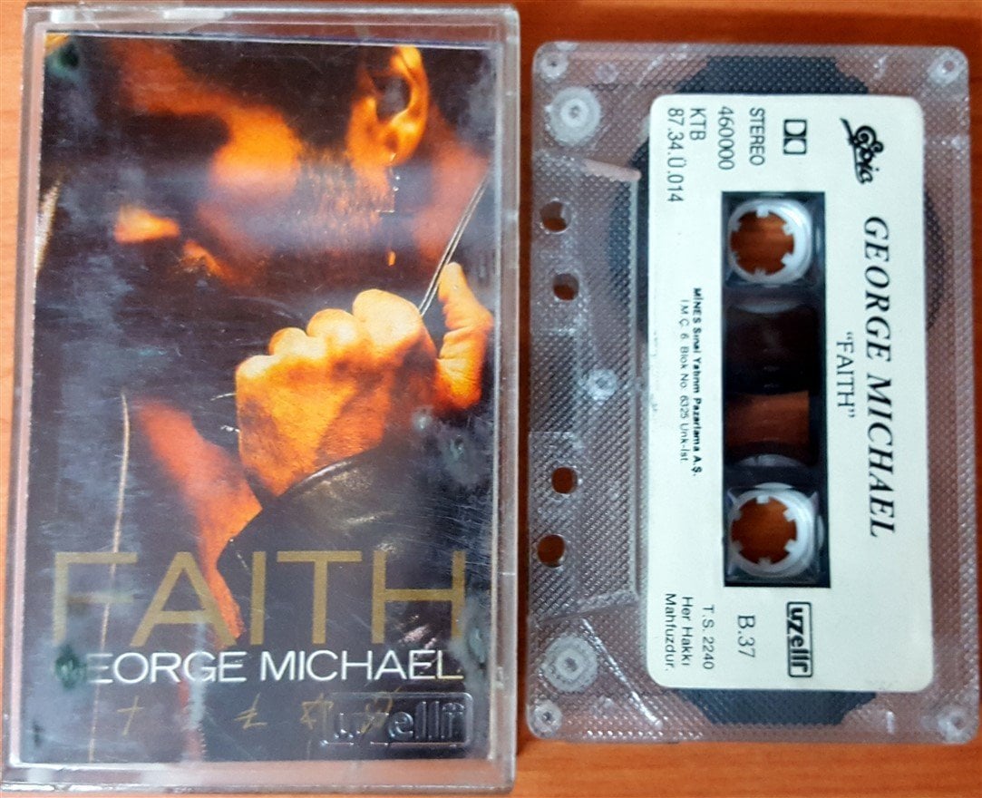 GEORGE MICHAEL - FAITH (1987) UZELLI CASSETTE MADE IN TURKEY ''USED''