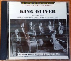 KING OLIVER - VOLUME ONE / GREAT ORIGINAL PERFORMANCES 1923-1929 (1992) RAGTIME, DIXIELAND CD 2.EL