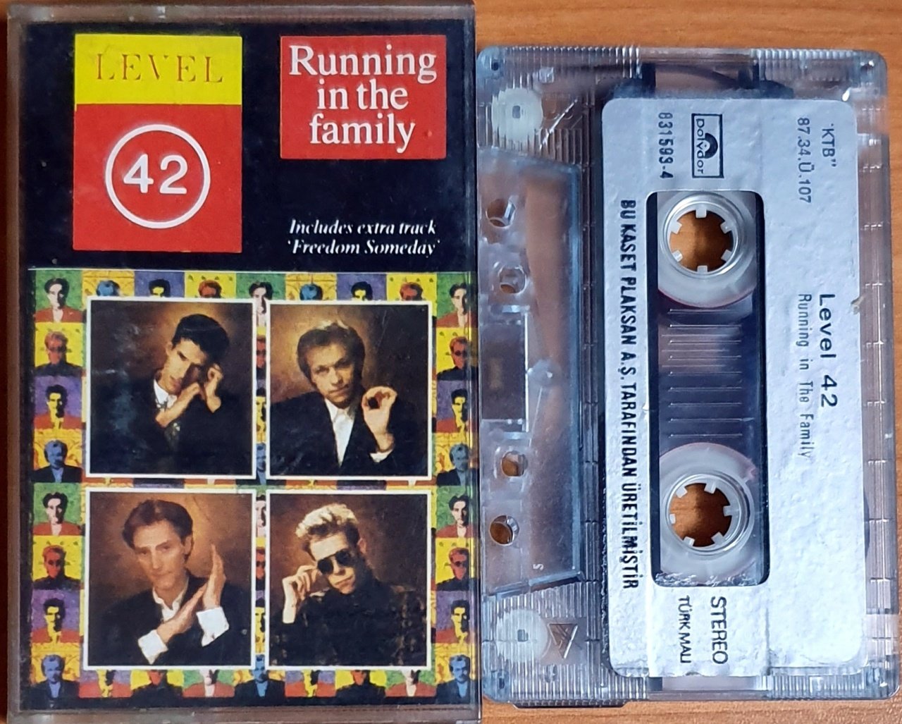 LEVEL 42 - RUNNING IN THE FAMILY (1987) - KASET PLAKSAN 2.EL