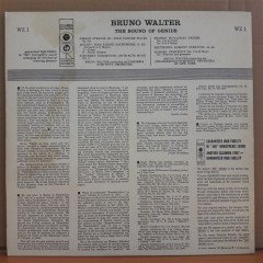 BRUNO WALTER THE SOUND OF GENIUS - LP 2.EL PLAK