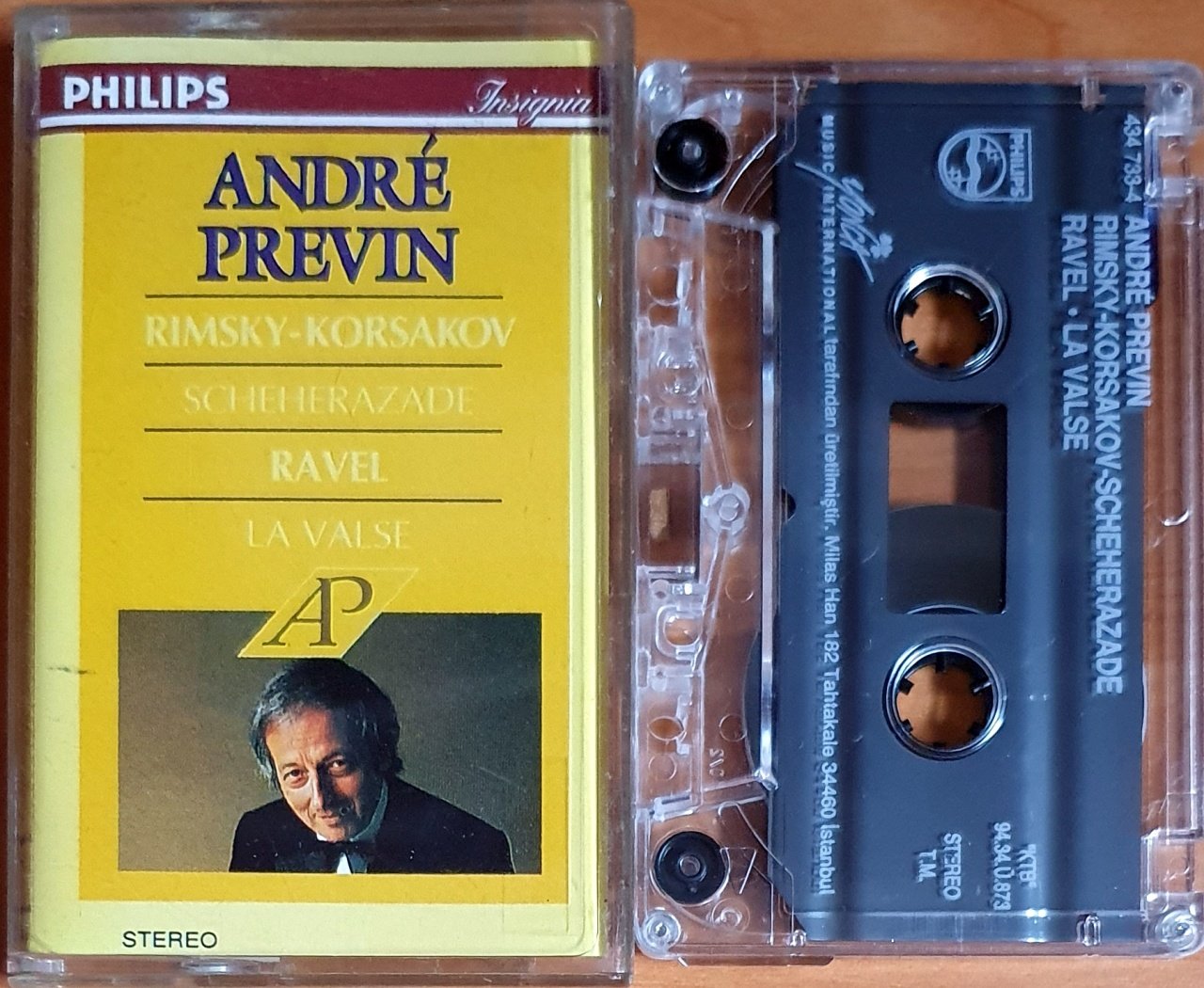 RIMSKY-KORSAKOV: SCHEHERAZADE / RAVEL: LA VALSE / ANDRE PREVIN (1994) - KASET 2.EL