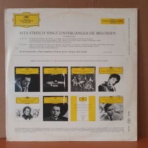 RITA STREICH SINGT UNVERGANGLICHE MELODIEN (1963) - LP 2.EL PLAK