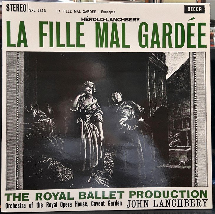 HÉROLD: LA FILLE MAL GARDÉE, ORCHESTRA OF THE ROYAL OPERA HOUSE, COVENT GARDEN, JOHN LANCHBERRY (1962) - PLAK 2.EL