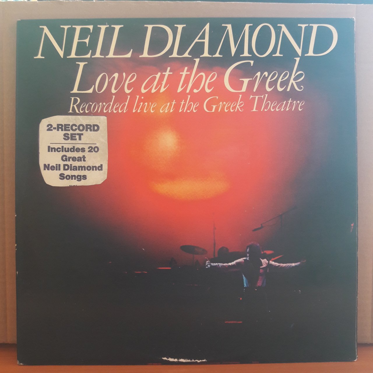 NEIL DIAMOND - LOVE AT THE GREEK (1977) - 2LP 2.EL PLAK