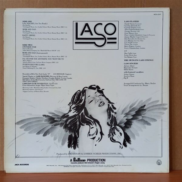 LASO – LASO (1977) - LP 2.EL PLAK