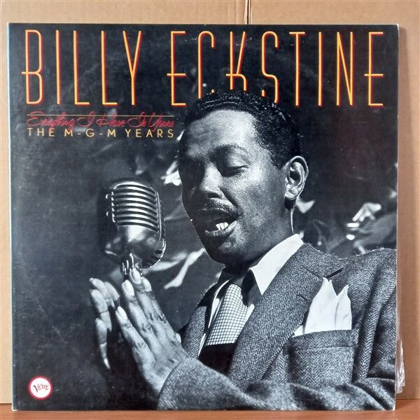 BILLY ECKSTINE – EVERYTHING I HAVE IS YOURS / THE M-G-M YEARS (1985) - 2LP 2.EL PLAK