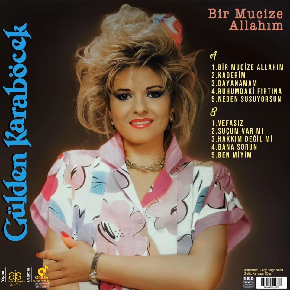 GÜLDEN KARABÖCEK - BİR MUCİZE ALLAHIM (1987) - LP 2024 BASIM SIFIR PLAK