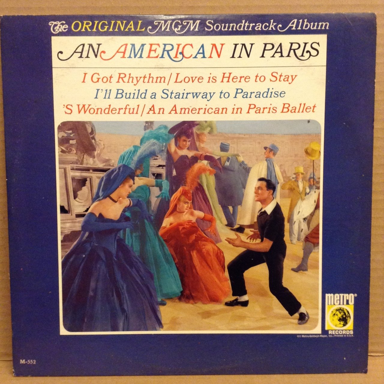 AN AMERICAN IN PARIS SOUNDTRACK GERSHWIN 2.EL PLAK