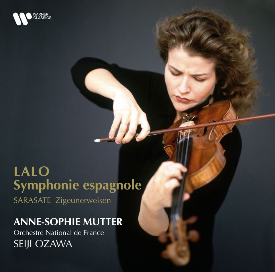 LALO / SARASATE - SYMPHONIE ESPAGNOLE / ZIGEUNERWEISEN , ANNE SOPHIE MUTTER , SEJI OZAWA (1985) - LP 180GR 2024 EDITION SIFIR PLAK